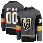 Vegas Golden Knights Fanatics Alternate Breakaway Custom Jersey - Gray - NHL