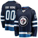 Winnipeg Jets Fanatics Home Breakaway Custom Jersey - Blue - NHL