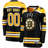 Boston Bruins Fanatics Women's Home Breakaway Custom Jersey - Black - NHL