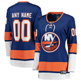 New York Islanders Fanatics Women's Home Breakaway Custom Jersey - Blue - NHL