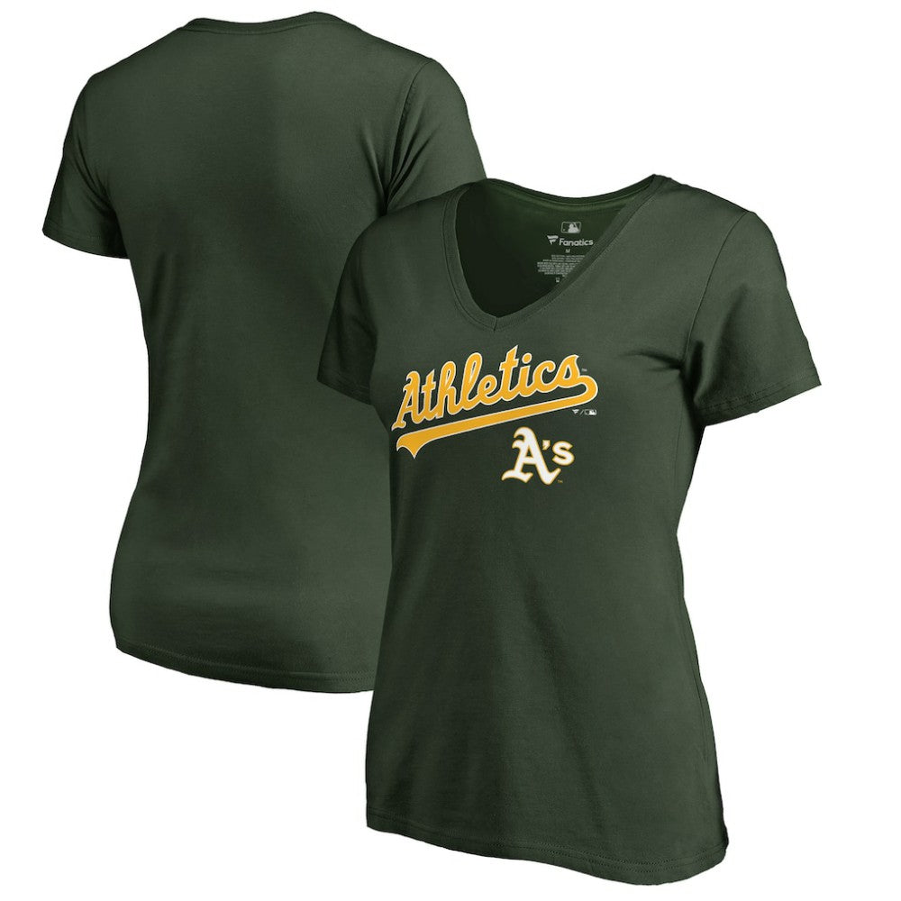 Athletics Women's Team Lockup T-Shirt - MLB