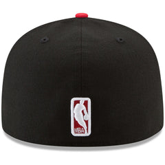 Portland Trail Blazers Team Color 2-Tone 59FIFTY Fitted Hat Black/Red - NBA