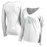 Chicago Blackhawks Women's White Out Long Sleeve T-Shirt - White - NHL
