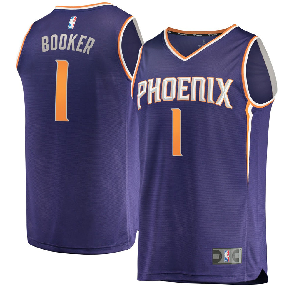 Devin Booker Phoenix Suns Fast Break Replica Jersey Purple Icon Edition - NBA