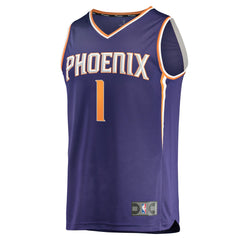 Devin Booker Phoenix Suns Fast Break Replica Jersey Purple Icon Edition - NBA