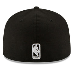 Boston Celtics Black & White Logo 59FIFTY Fitted Hat Black - NBA