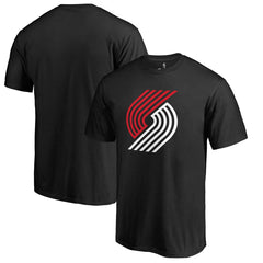 Portland Trail Blazers Fresh Primary Logo T-Shirt Black - NBA