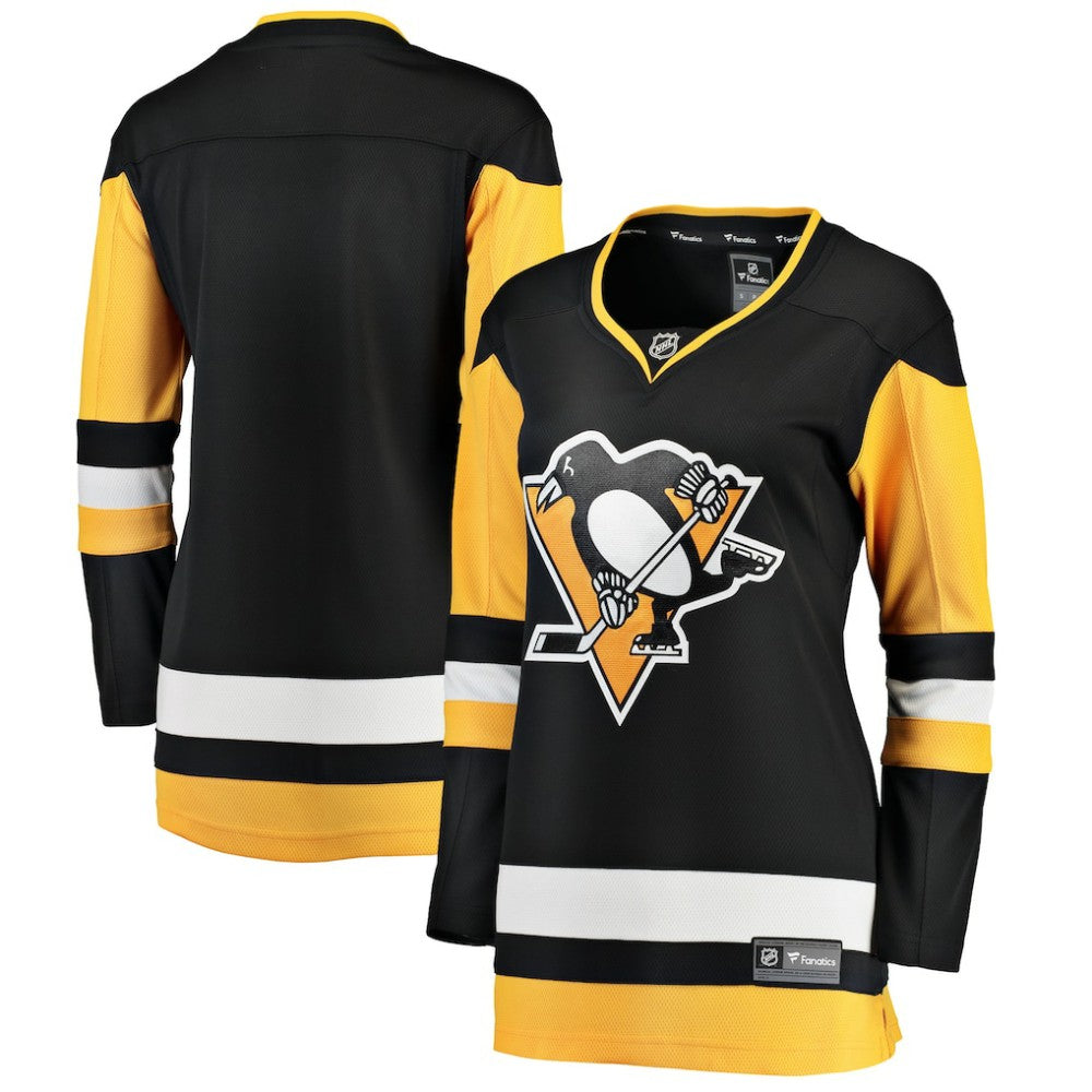 Pittsburgh Penguins Fanatics Women's Home Breakaway Jersey - Black - NHL