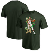 Giannis Antetokounmpo Milwaukee Bucks Fade Away T-Shirt Green - NBA