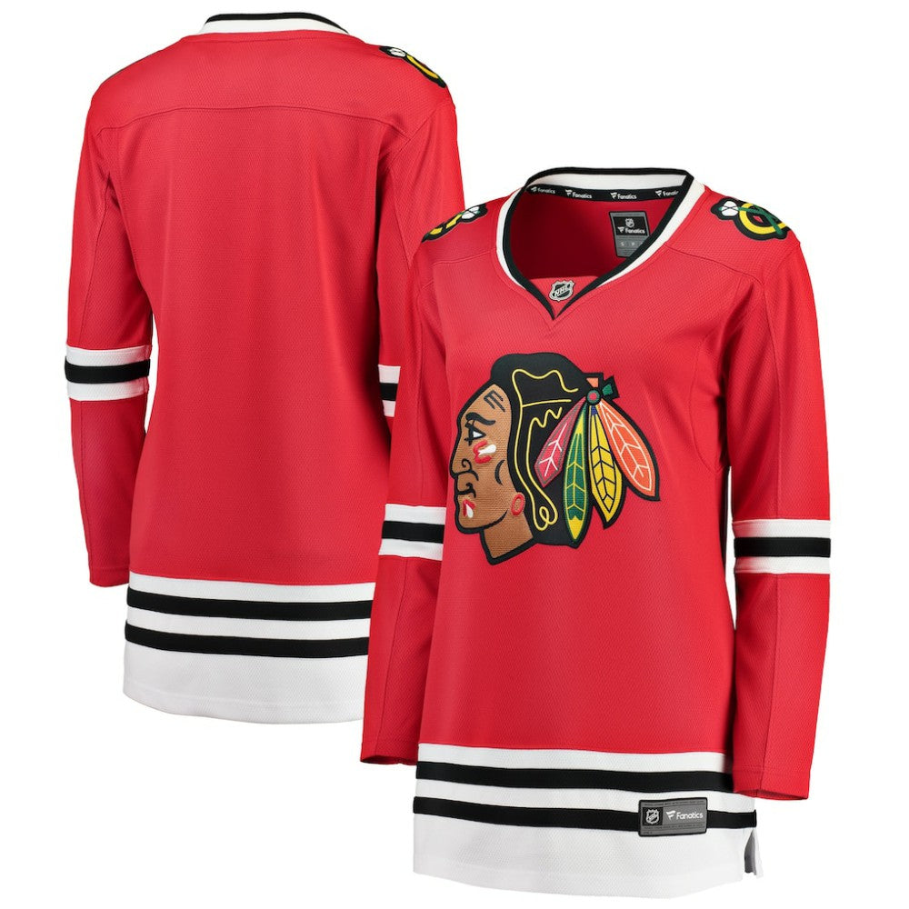 Chicago Blackhawks Fanatics Women's Home Breakaway Jersey - Red - NHL