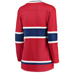Montreal Canadiens Fanatics Women's Home Breakaway Jersey - Red - NHL