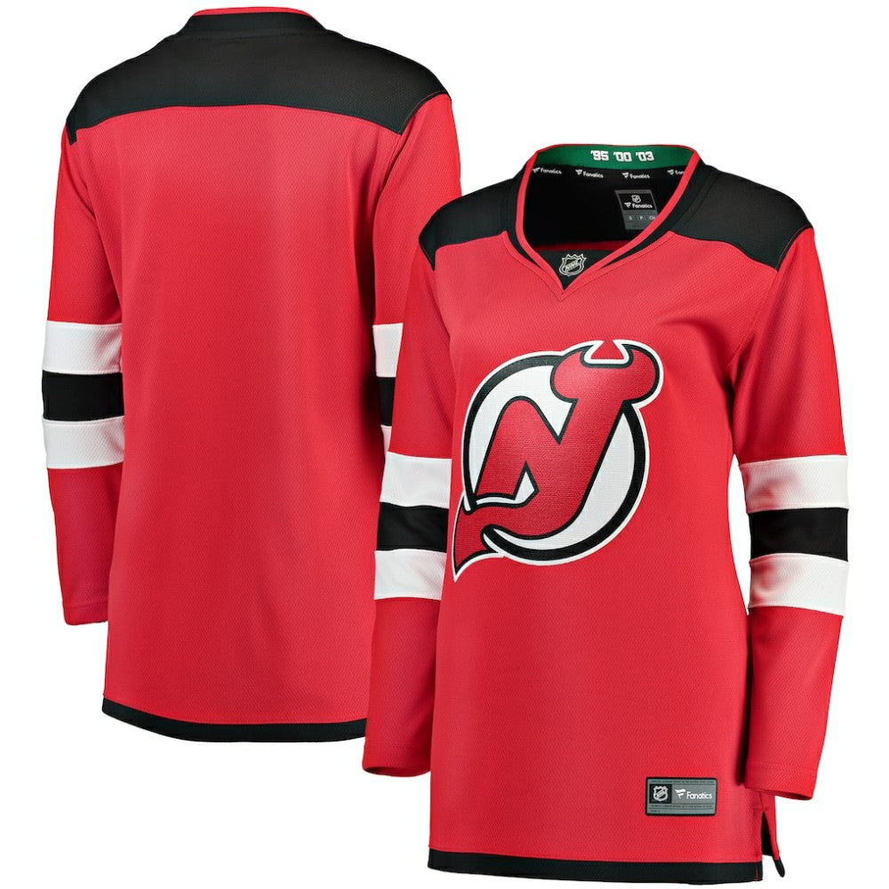 New Jersey Devils Fanatics Women's Home Breakaway Jersey - Red - NHL