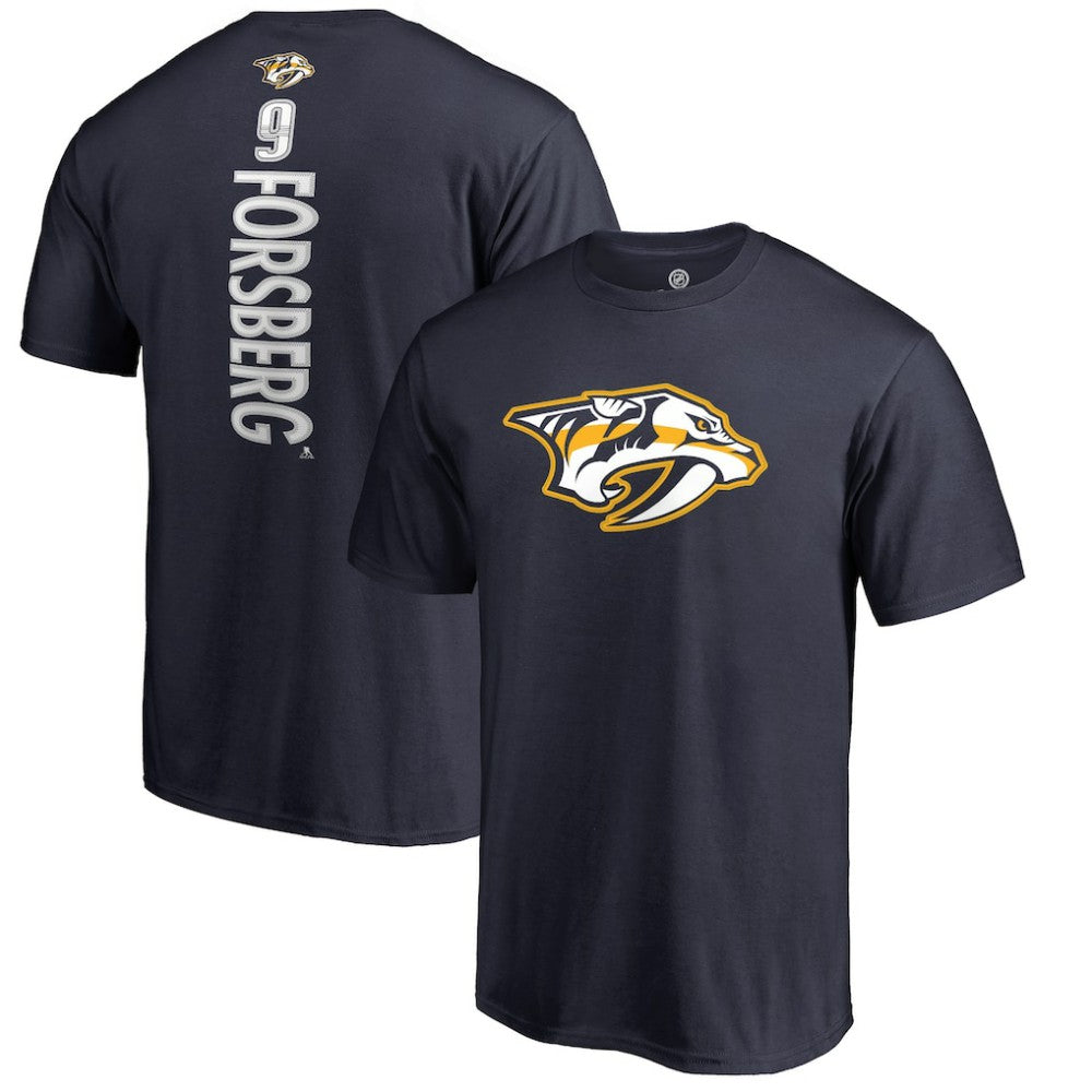Filip Forsberg Nashville Predators Backer T-Shirt - Navy - NHL