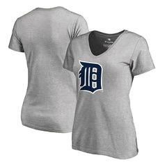 Detroit Tigers Women's Forbes V-Neck T-Shirt - MLB