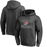 Carolina Hurricanes Victory Arch Team Fitted Pullover Hoodie - Heather Charcoal - NHL