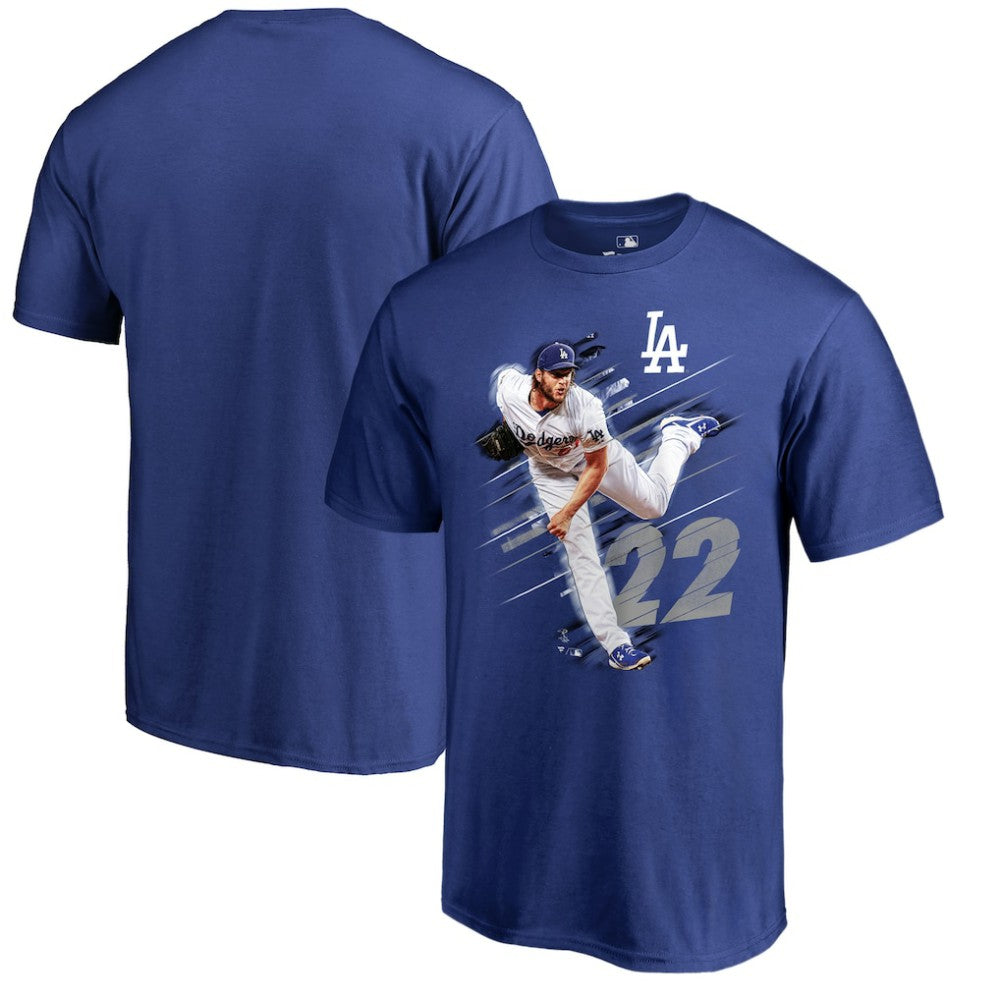 Clayton Kershaw Los Angeles Dodgers Fade Away T-Shirt - MLB