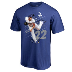 Clayton Kershaw Los Angeles Dodgers Fade Away T-Shirt - MLB