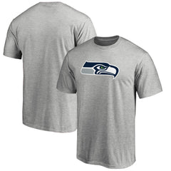 Seattle Seahawks Primary Logo T-Shirt Heathered Gray | NFL