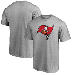 Tampa Bay Buccaneers Primary Logo T-Shirt Heathered Gray | NFL