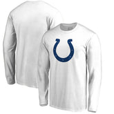 Indianapolis Colts Primary Logo Long-Sleeve T-Shirt White | NFL
