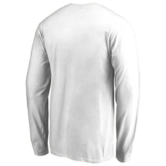 Jacksonville Jaguars Primary Logo Long-Sleeve T-Shirt White | NFL