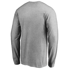 Tampa Bay Buccaneers Primary Logo Long-Sleeve T-Shirt Heathered Gray | NFL