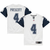 Dak Prescott Dallas Cowboys Youth Color Rush Game Jersey White | Nike for Sale