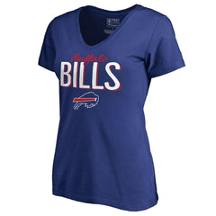 Buffalo Bills Women's Nostalgia T-Shirt Royal | NFL