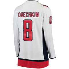 Alexander Ovechkin Washington Capitals Fanatics Women's Away Breakaway Jersey - White - NHL