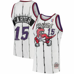 Vince Carter Toronto Raptors 1998/99 Hardwood Classics Swingman Jersey White - NBA