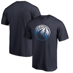 Minnesota Timberwolves Gradient Logo T-Shirt Navy - NBA