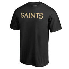 New Orleans Saints Wordmark T-Shirt Black | NFL