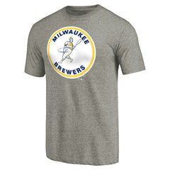 Milwaukee Brewers Cooperstown Collection Forbes Tri-Blend T-Shirt - MLB