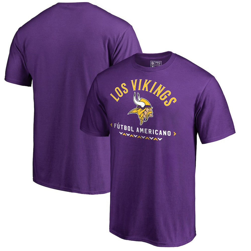 Minnesota Vikings Futbol Americano T-Shirt Purple | NFL
