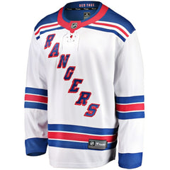 New York Rangers Fanatics Breakaway Away Jersey - White - NHL