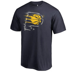 Indiana Pacers Splatter Logo T-Shirt Navy - NBA