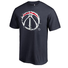 Washington Wizards Splatter Logo T-Shirt Navy - NBA