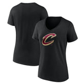 Cleveland Cavaliers Women's Midnight Mascot V-Neck T-Shirt Black - NBA