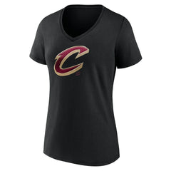 Cleveland Cavaliers Women's Midnight Mascot V-Neck T-Shirt Black - NBA