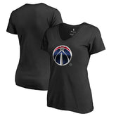 Washington Wizards Women's Midnight Mascot V-Neck T-Shirt Black - NBA