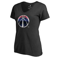 Washington Wizards Women's Midnight Mascot V-Neck T-Shirt Black - NBA