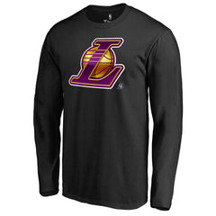 Los Angeles Lakers Midnight Mascot Long Sleeve T-Shirt Black - NBA