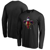 New Orleans Pelicans Midnight Mascot Long Sleeve T-Shirt Black - NBA