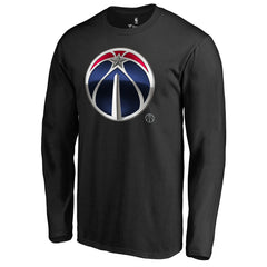 Washington Wizards Midnight Mascot Long Sleeve T-Shirt Black - NBA