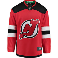 New Jersey Devils Fanatics Youth Breakaway Home Jersey - Red - NHL