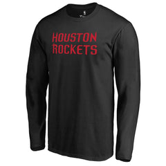 Houston Rockets Alternate Logo Long Sleeve T-Shirt Black - NBA