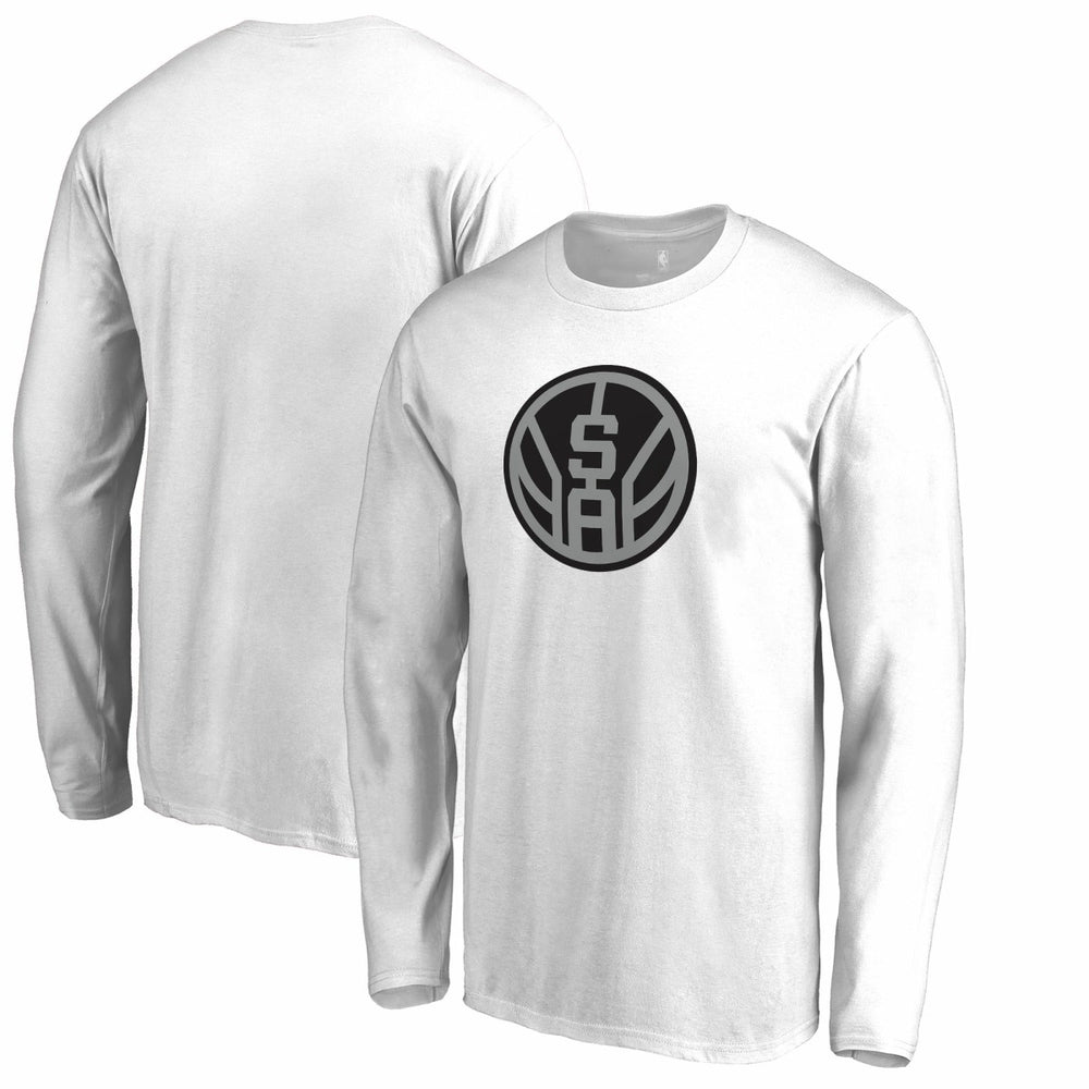 San Antonio Spurs Alternate Logo Long Sleeve T-Shirt White - NBA