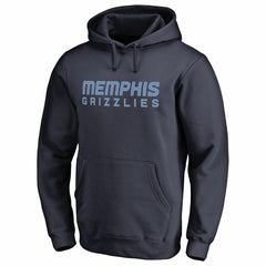 Memphis Grizzlies Wordmark Pullover Hoodie Navy - NBA