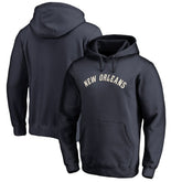 New Orleans Pelicans Wordmark Pullover Hoodie Navy - NBA
