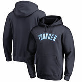 Oklahoma City Thunder Wordmark Pullover Hoodie Navy - NBA